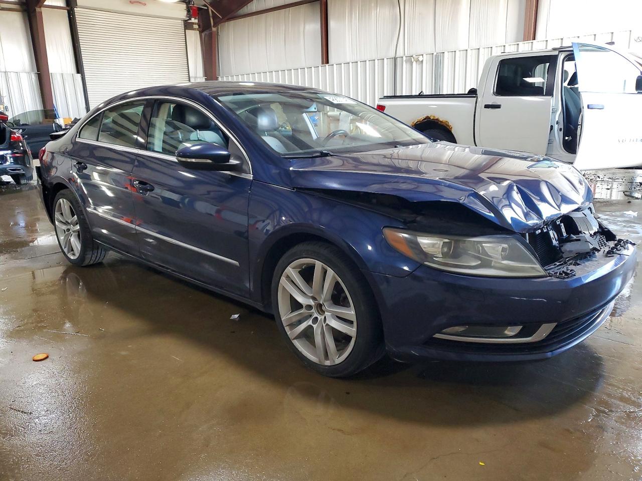2013 Volkswagen Cc Luxury Blue vin: WVWRP7AN2DE528511