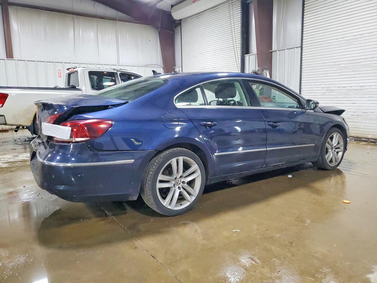 2013 Volkswagen Cc Luxury Blue vin: WVWRP7AN2DE528511