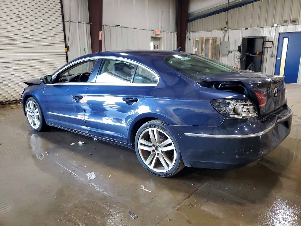 2013 Volkswagen Cc Luxury Blue vin: WVWRP7AN2DE528511