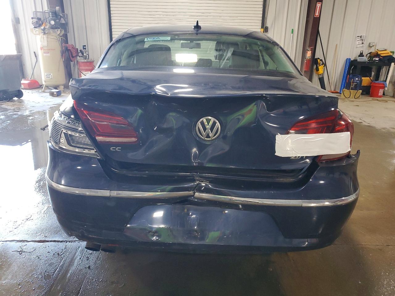 2013 Volkswagen Cc Luxury Blue vin: WVWRP7AN2DE528511