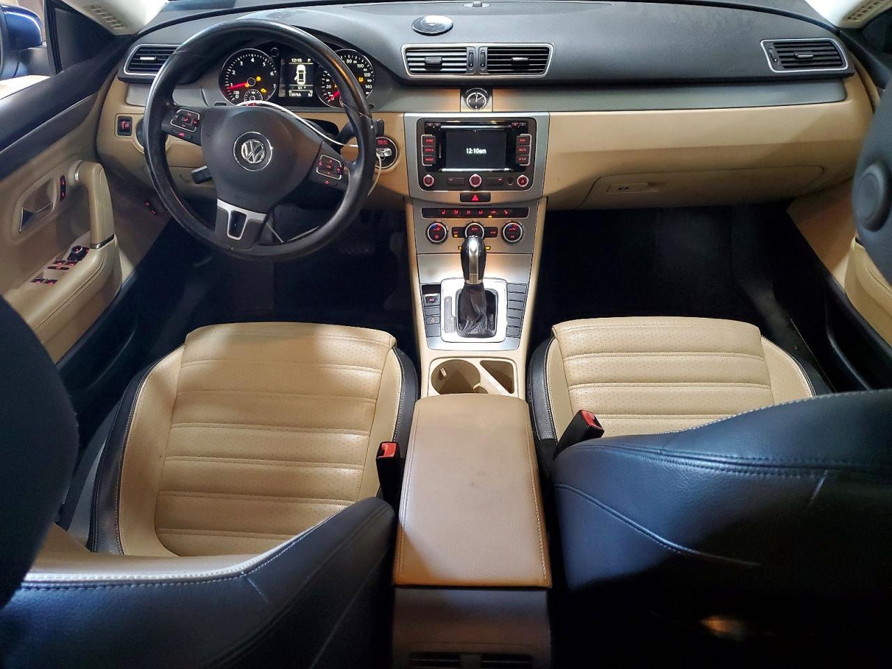 2013 Volkswagen Cc Luxury Blue vin: WVWRP7AN2DE528511