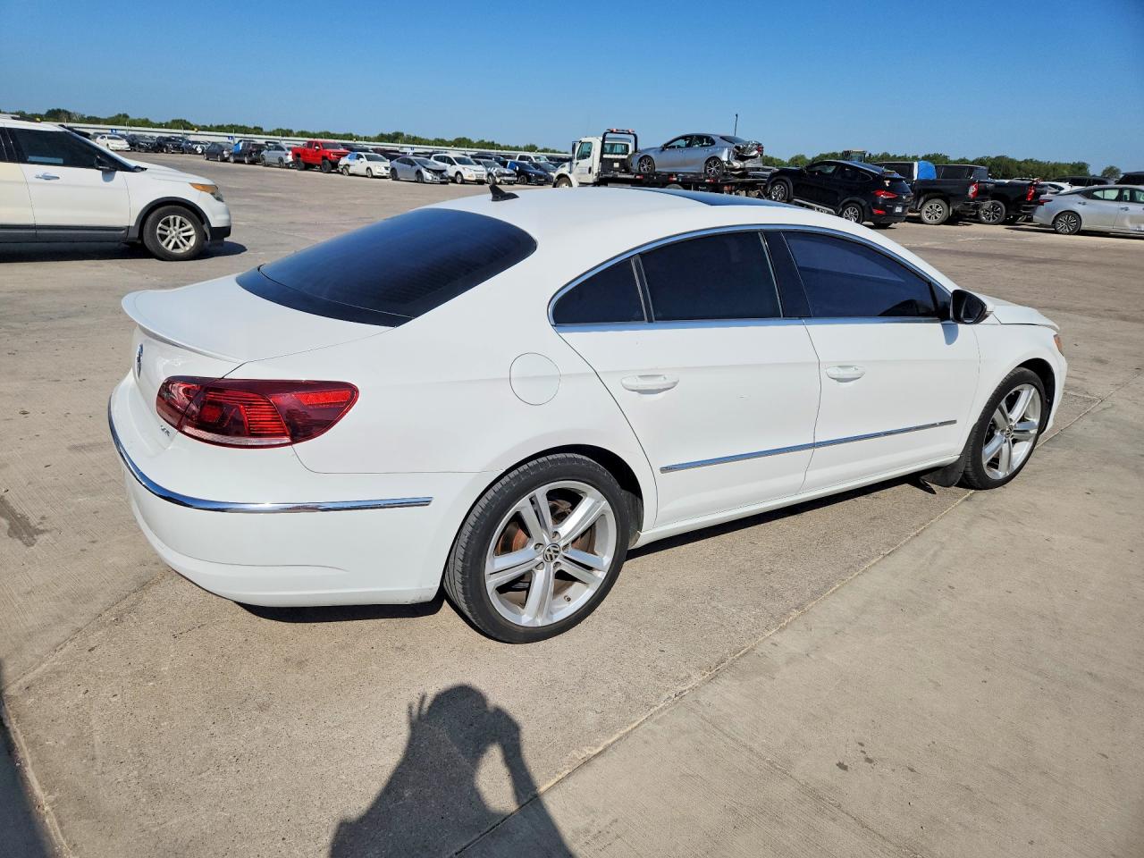 2015 Volkswagen Cc Executive Белый vin: WVWRP7AN5FE815649