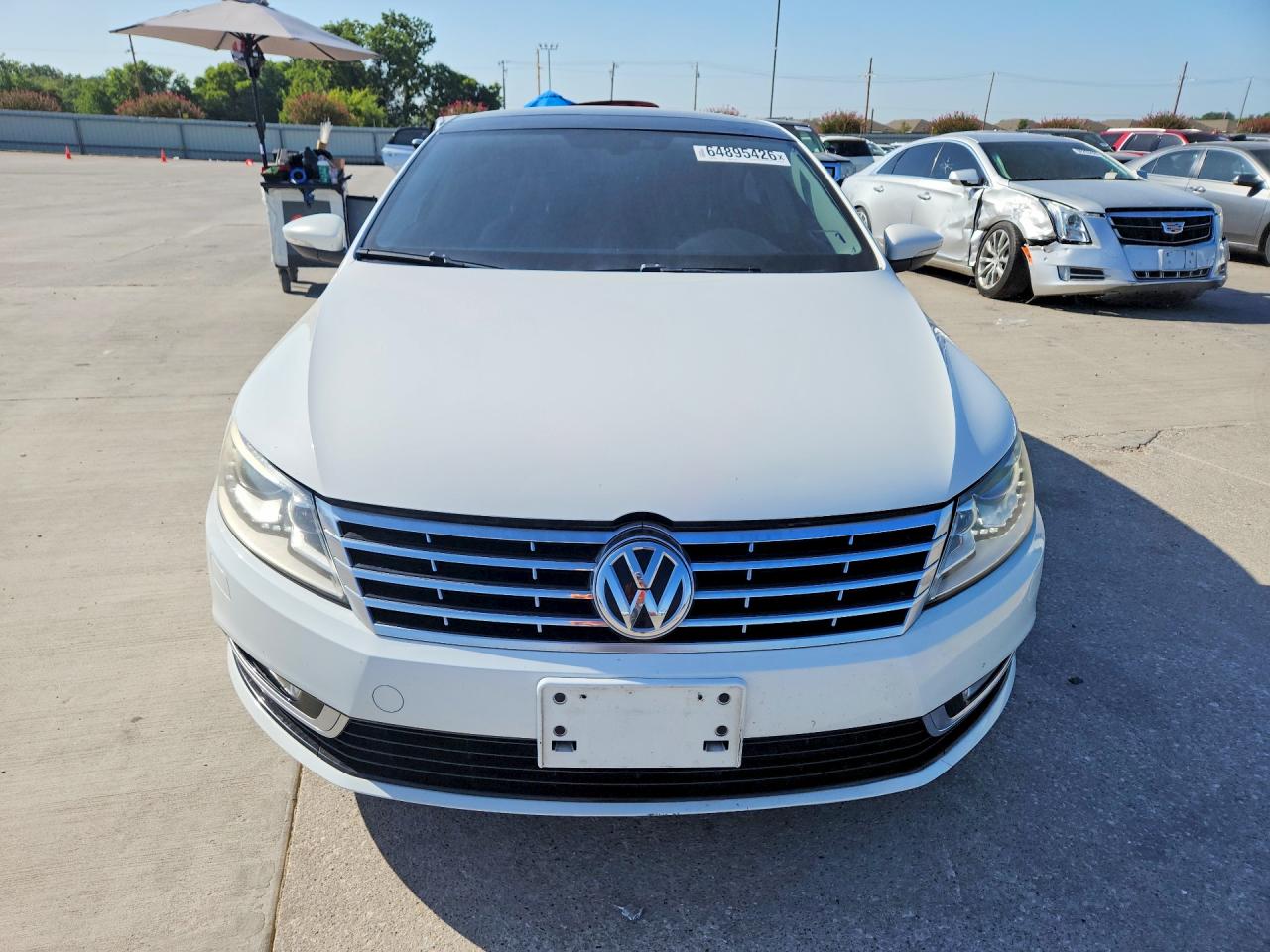 2015 Volkswagen Cc Executive Белый vin: WVWRP7AN5FE815649