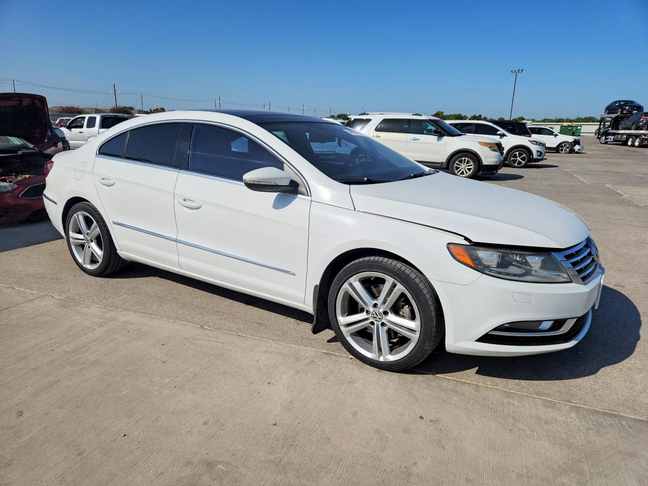2015 Volkswagen Cc Executive Белый vin: WVWRP7AN5FE815649