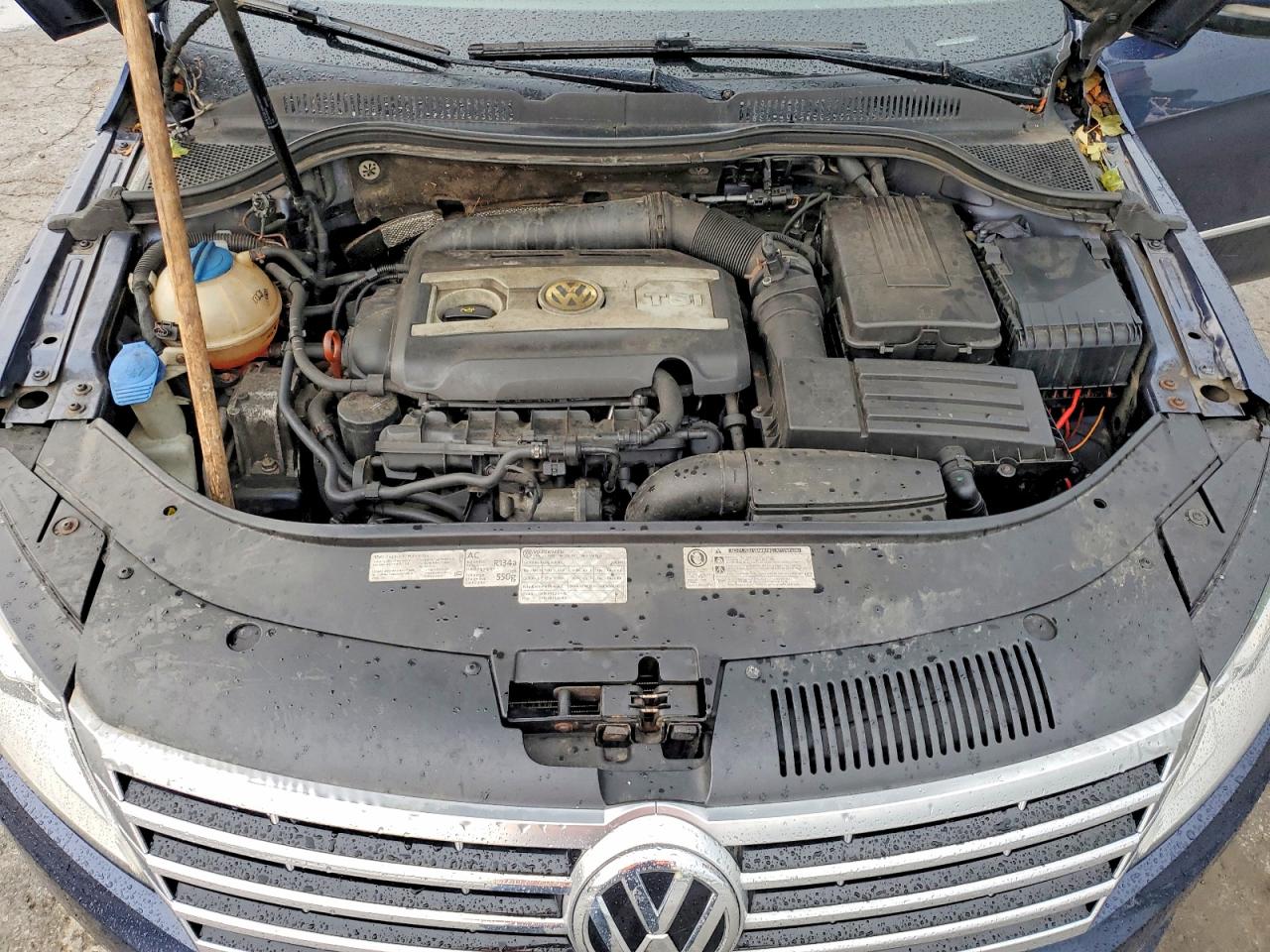 2013 Volkswagen Cc Luxury Blue vin: WVWRP7AN6DE521660