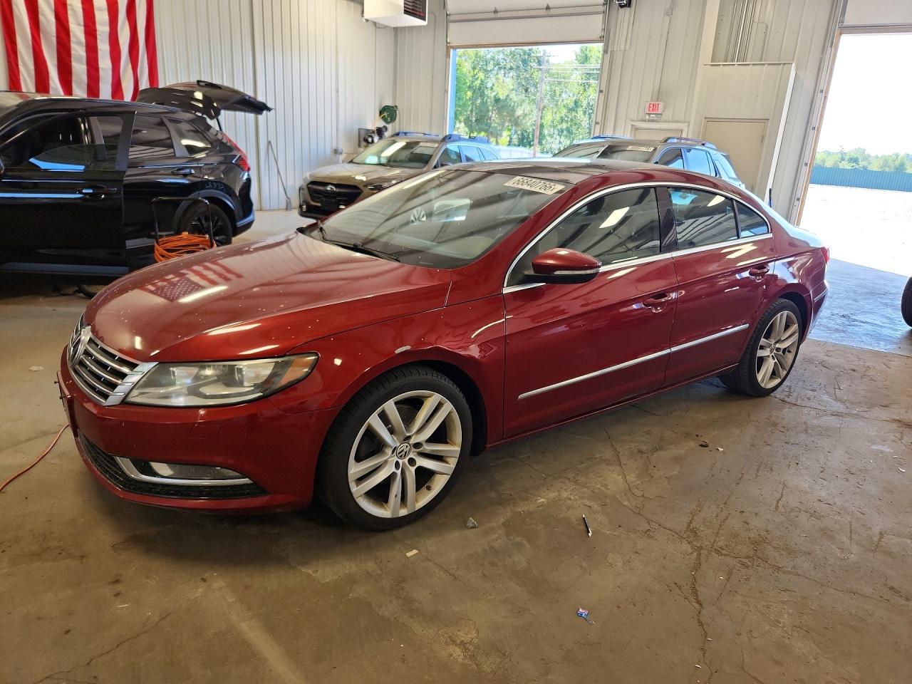 2013 Volkswagen Cc Luxury Red vin: WVWRP7AN7DE558300