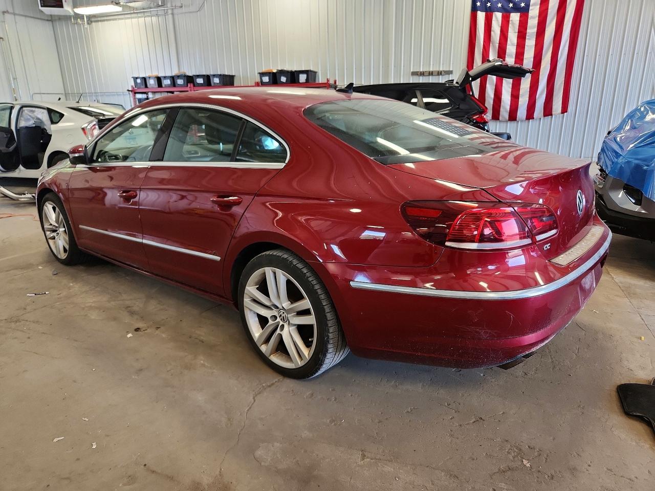 2013 Volkswagen Cc Luxury Red vin: WVWRP7AN7DE558300