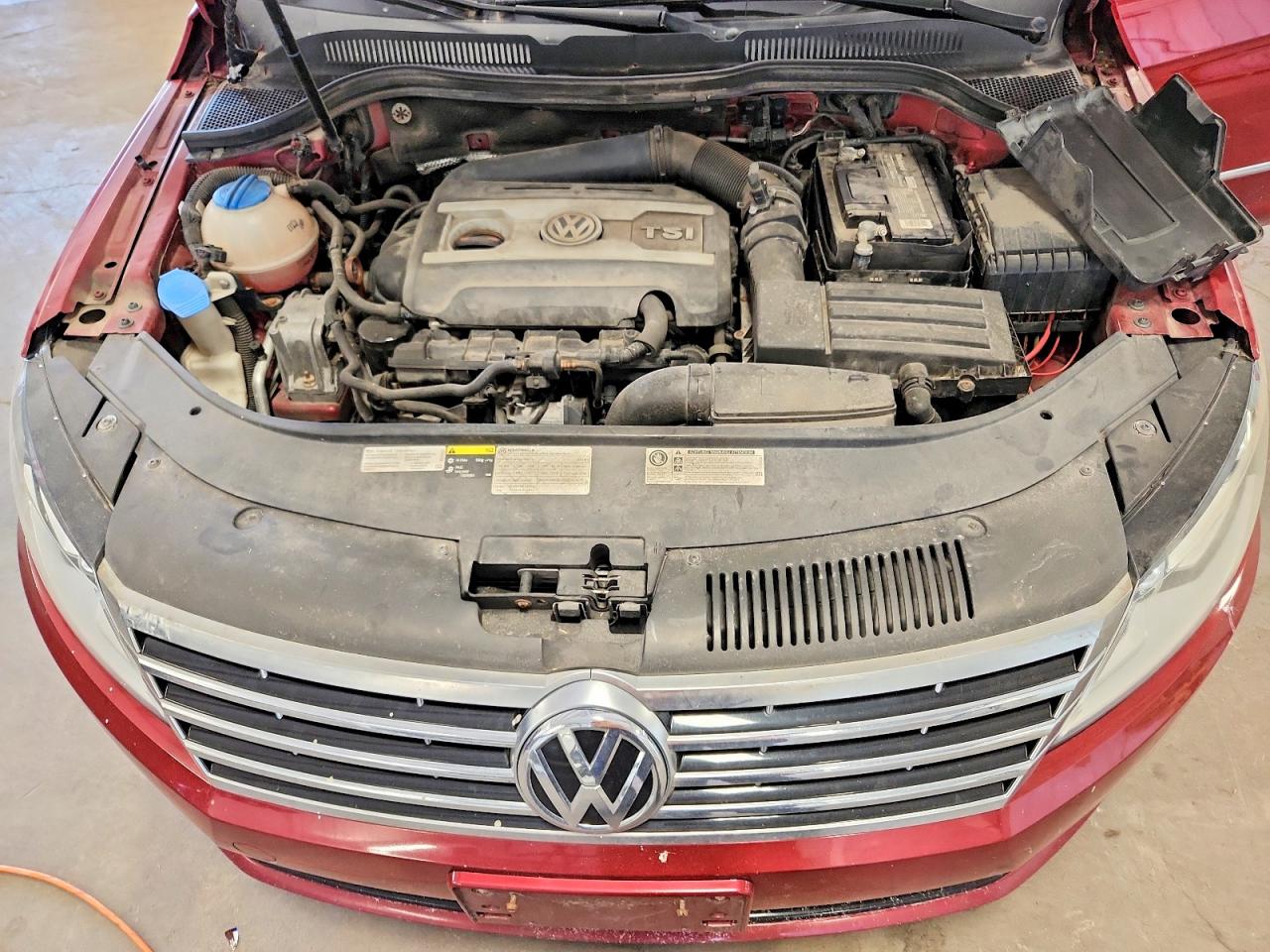 2013 Volkswagen Cc Luxury Red vin: WVWRP7AN7DE558300