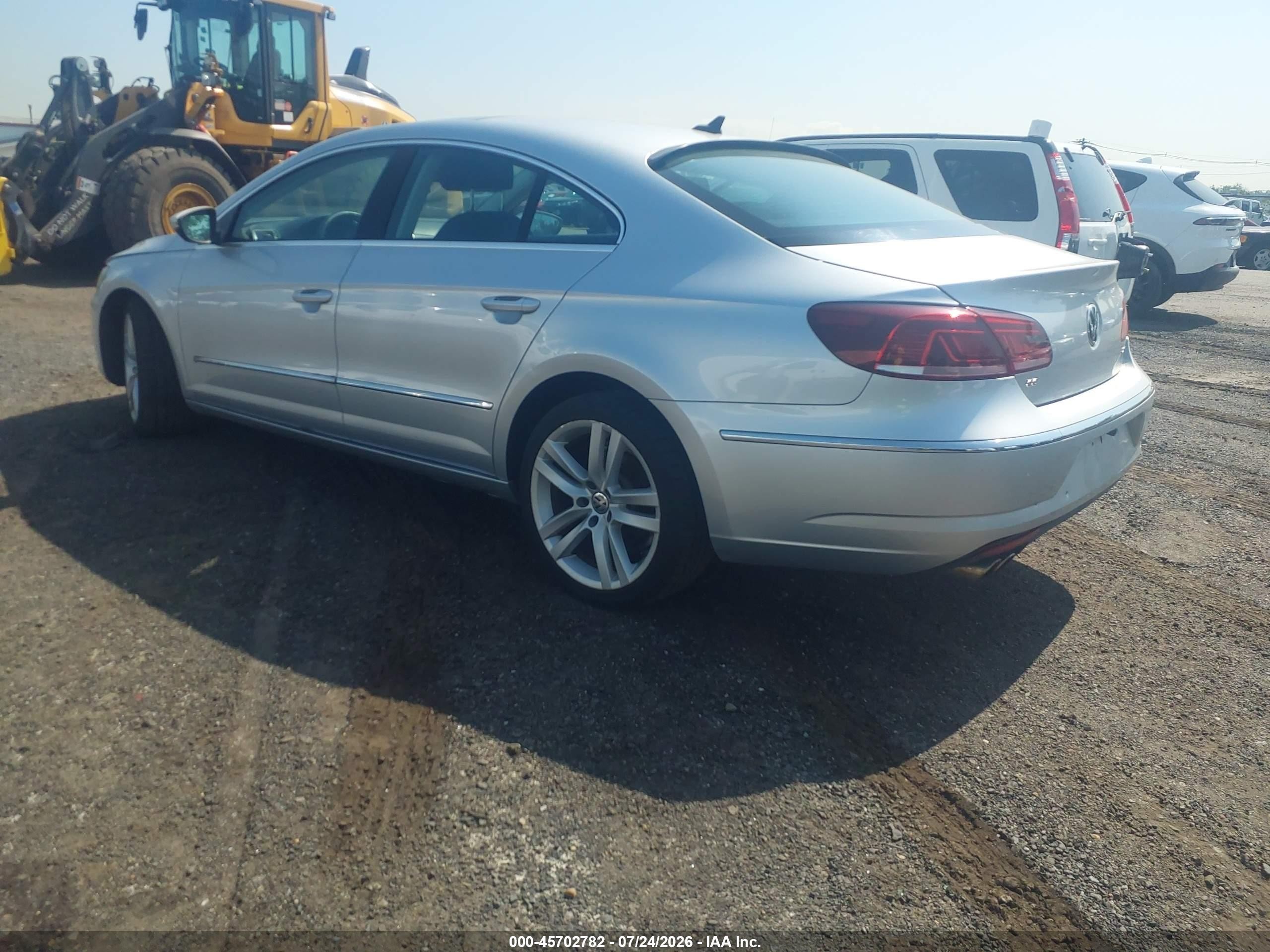 2013 Volkswagen Cc 2.0t Lux Silver vin: WVWRP7AN9DE554975