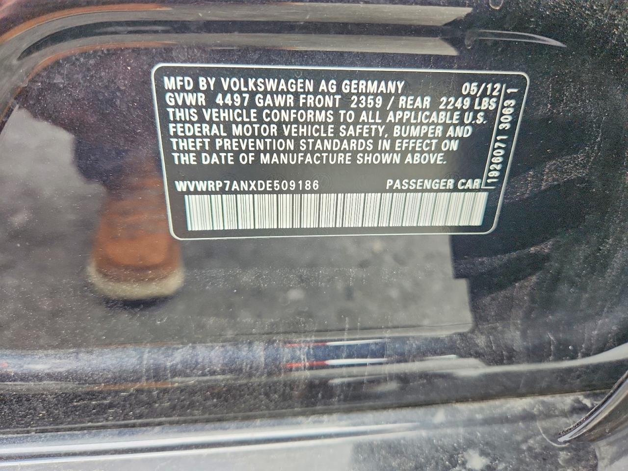 2013 Volkswagen Cc Luxury Black vin: WVWRP7ANXDE509186