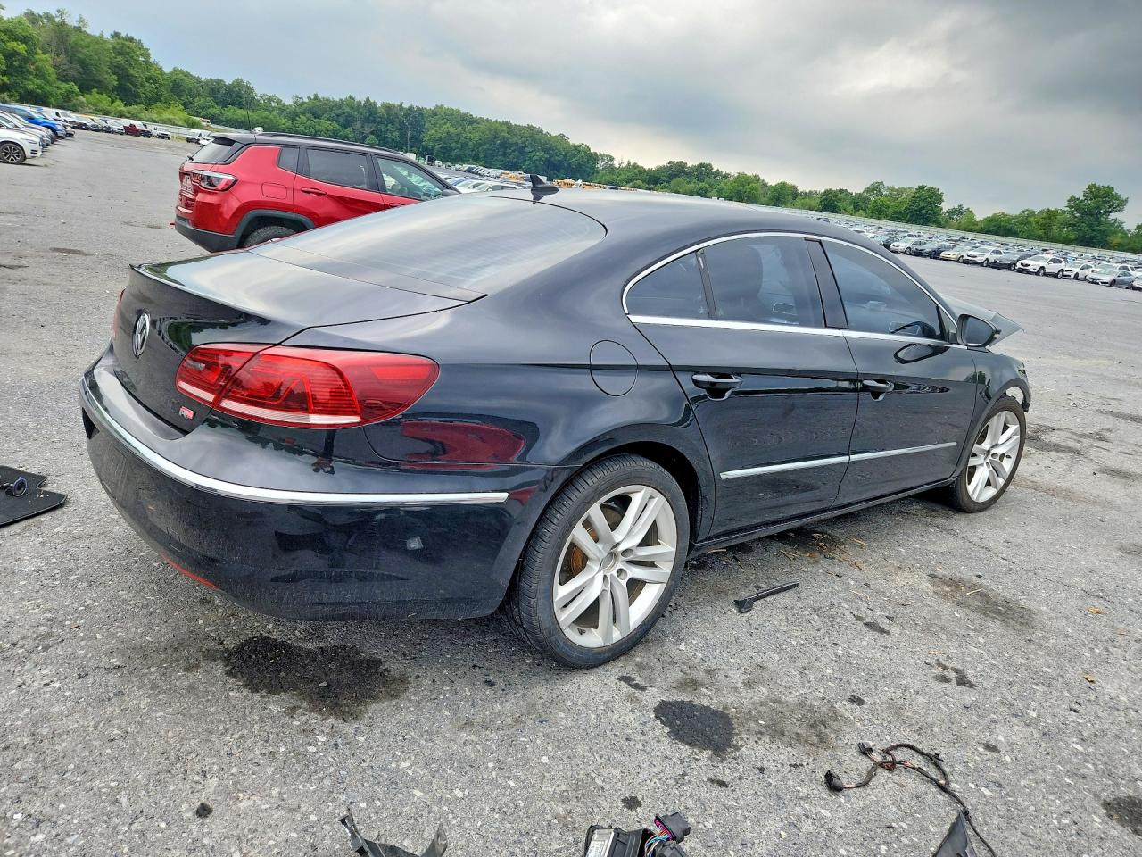 2013 Volkswagen Cc Luxury Black vin: WVWRP7ANXDE509186