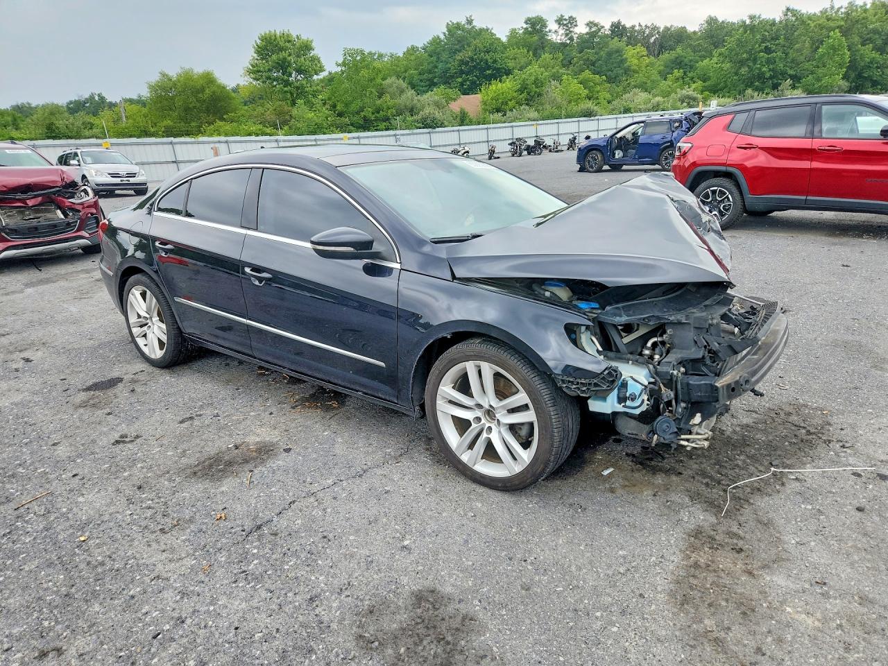 2013 Volkswagen Cc Luxury Black vin: WVWRP7ANXDE509186