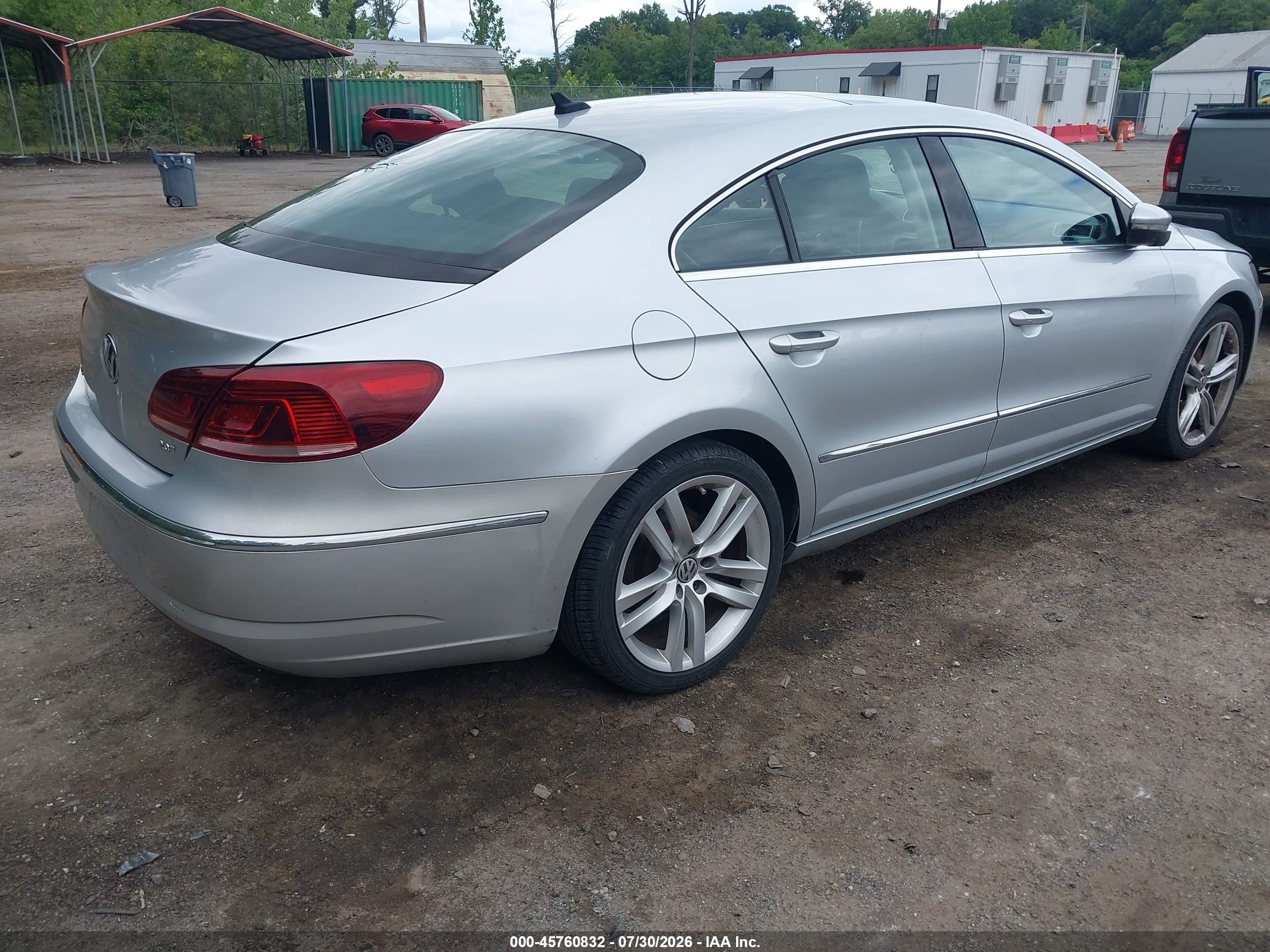 2014 Volkswagen Cc 2.0t Executive Silver vin: WVWRP7ANXEE529875
