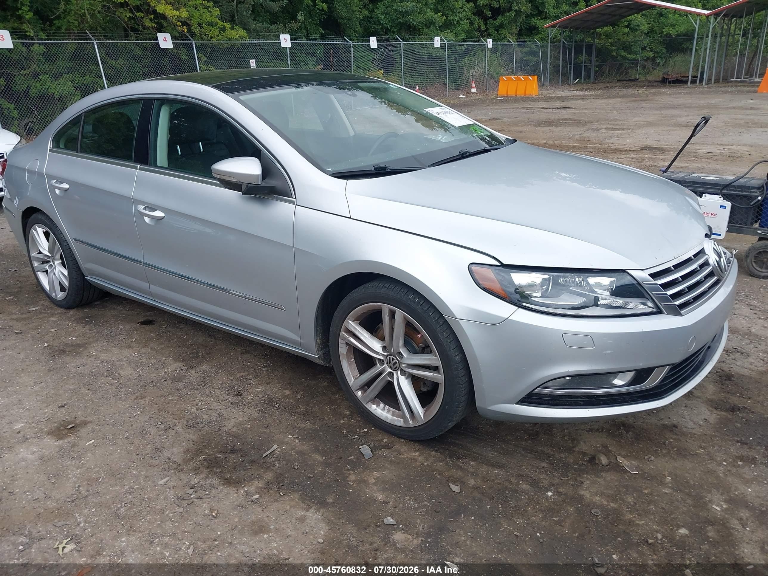 2014 Volkswagen Cc 2.0t Executive Серебряный vin: WVWRP7ANXEE529875