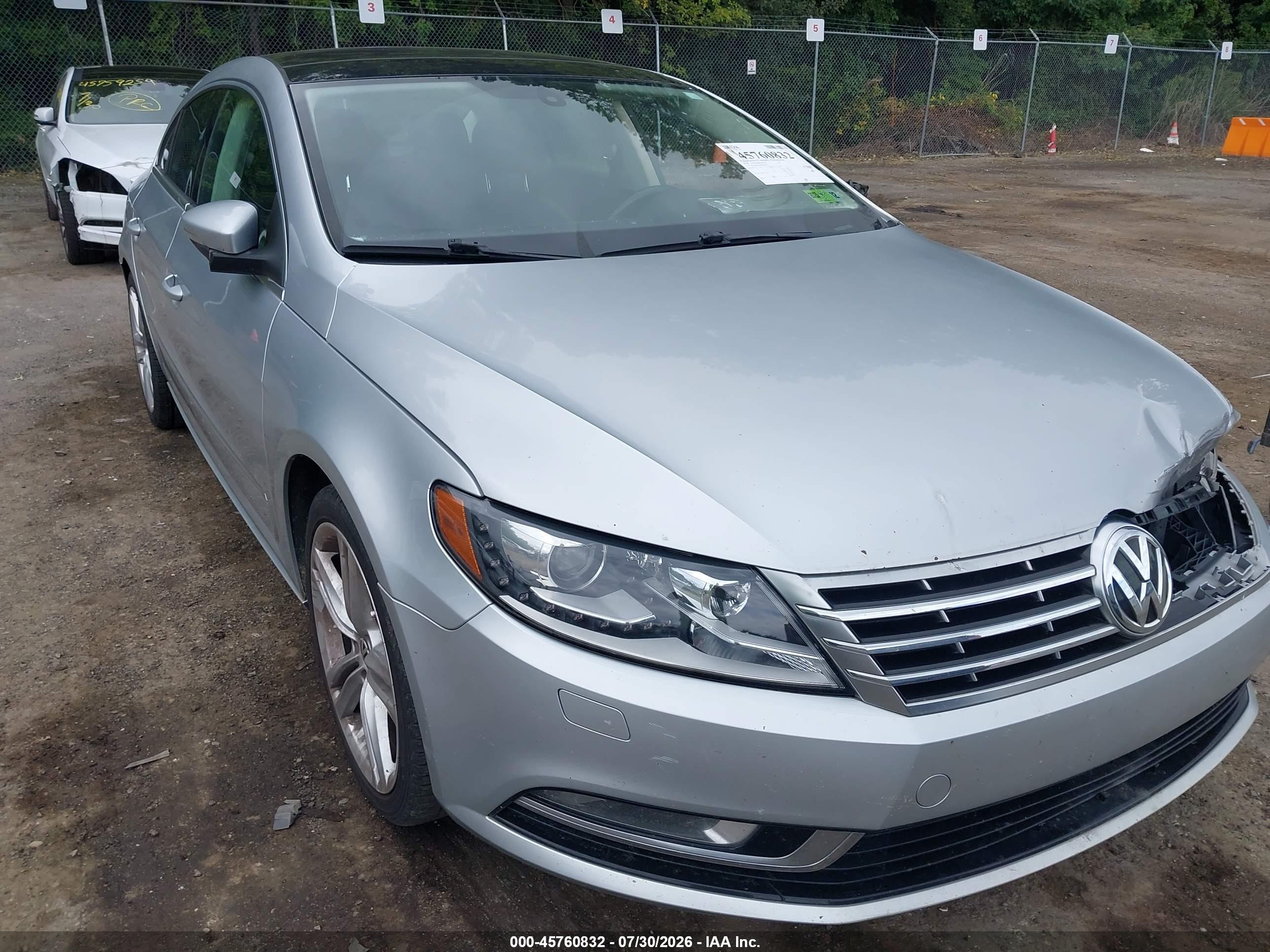 2014 Volkswagen Cc 2.0t Executive Silver vin: WVWRP7ANXEE529875
