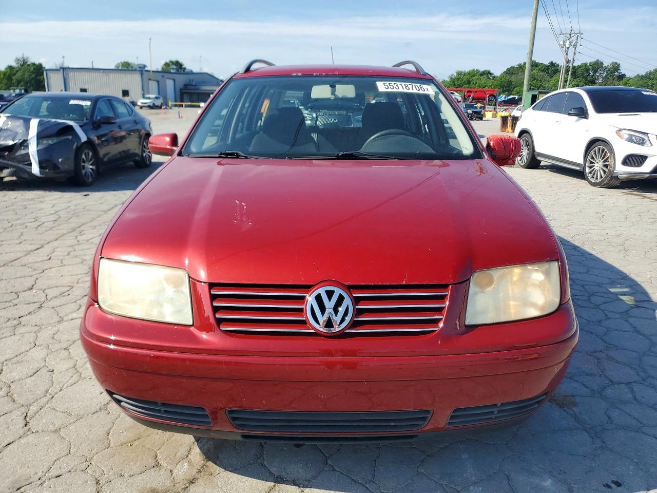 2005 Volkswagen Jetta Gl Tdi Red vin: WVWRR61J45W054865