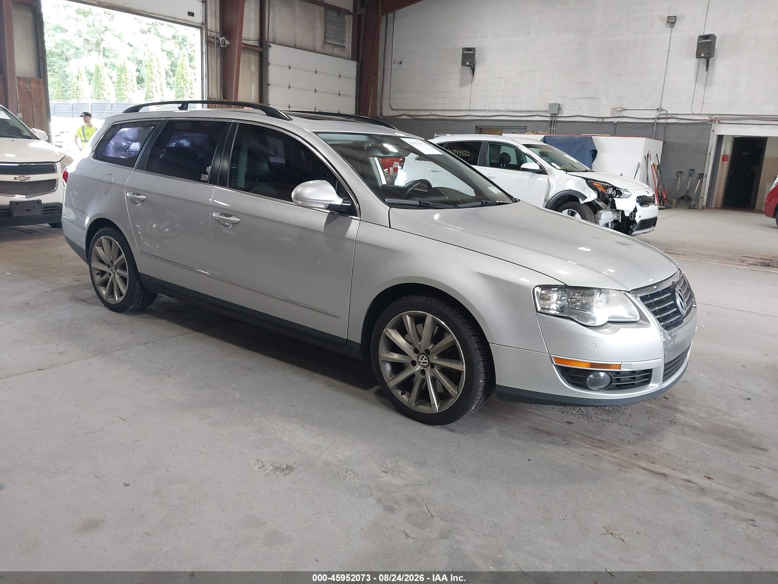 2008 Volkswagen Passat Vr6 Silver vin: WVWRU73C58E054824