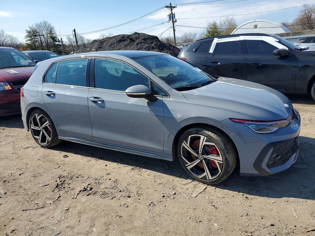 2025 Volkswagen Gti Se Gray vin: WVWSA7CD0SW216587