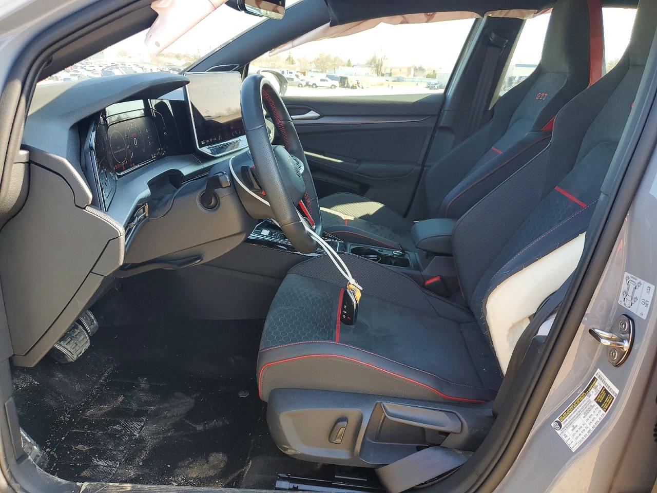 2025 Volkswagen Gti Se Gray vin: WVWSA7CD0SW216587