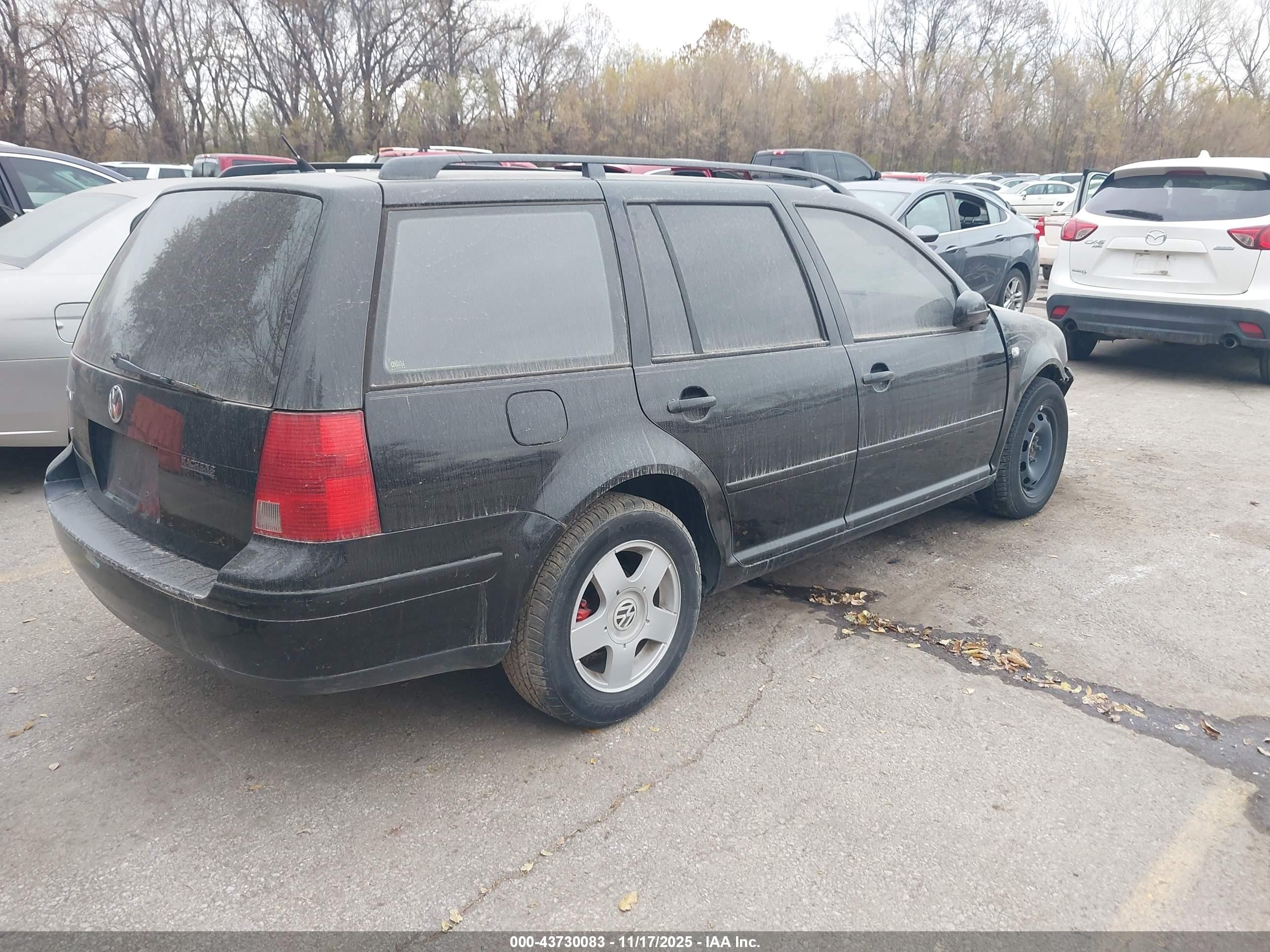 2001 Volkswagen Jetta Gls Black vin: WVWSB61J61W568930