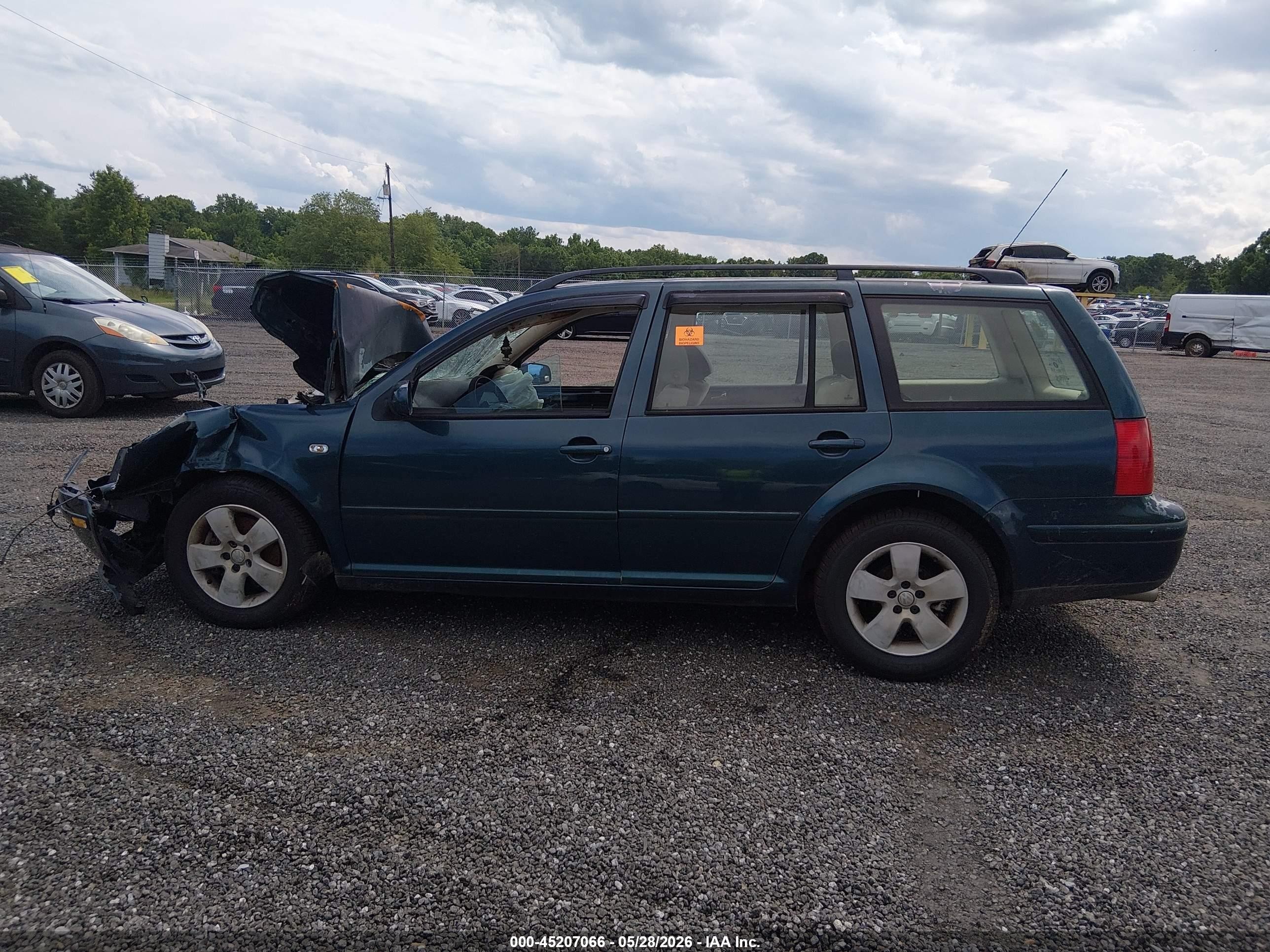 2003 Volkswagen Jetta Gls 1.8t Teal vin: WVWSE61J93W467326