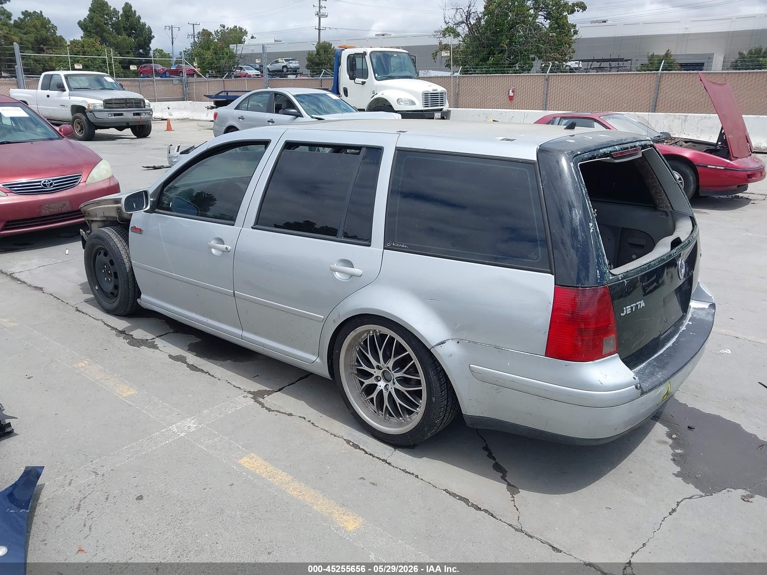 2002 Volkswagen Jetta Gls 1.8l Silver vin: WVWSE61JX2W613361