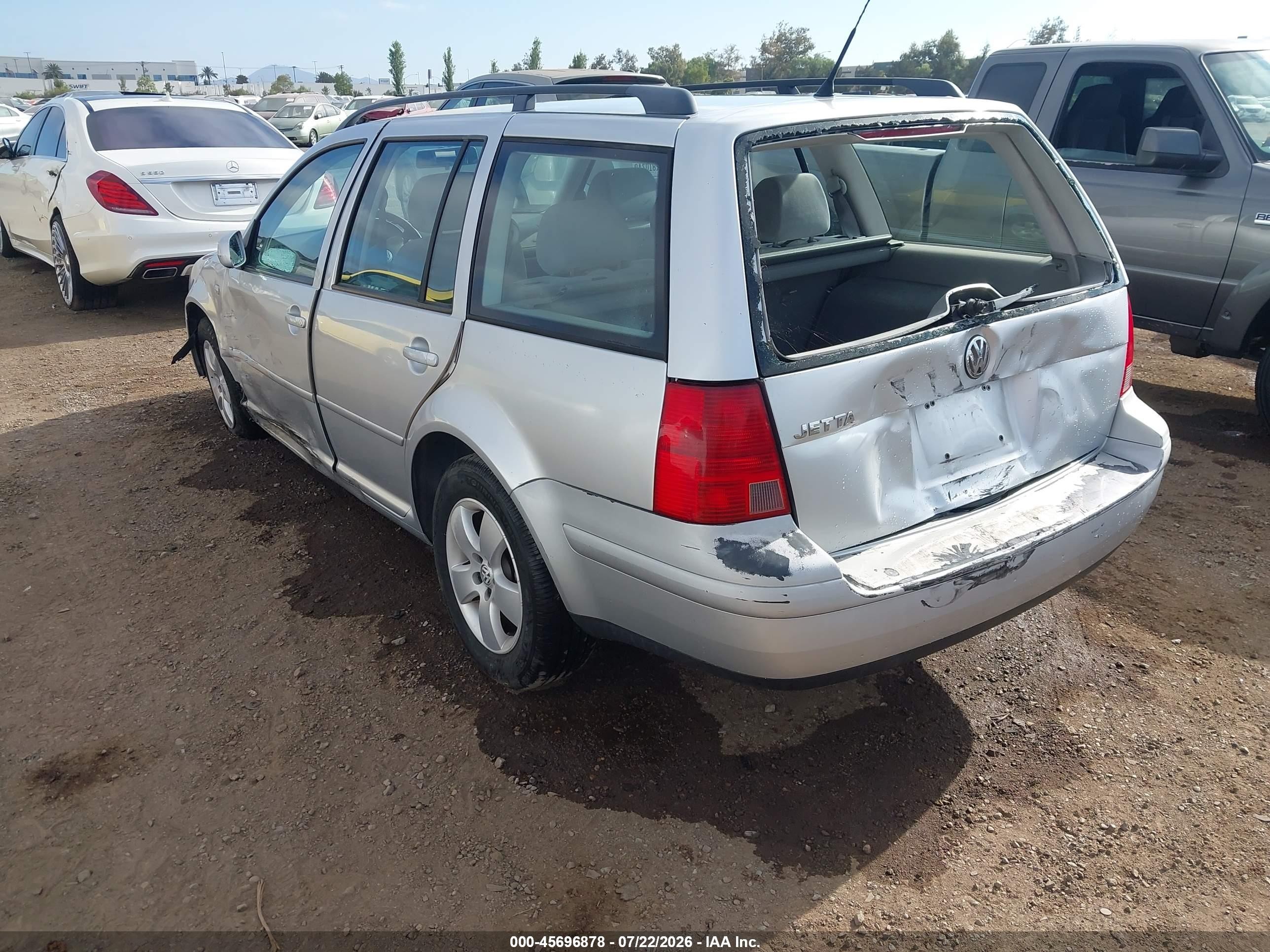 2004 Volkswagen Jetta Gls 2.0l Silver vin: WVWSL61J84W024110