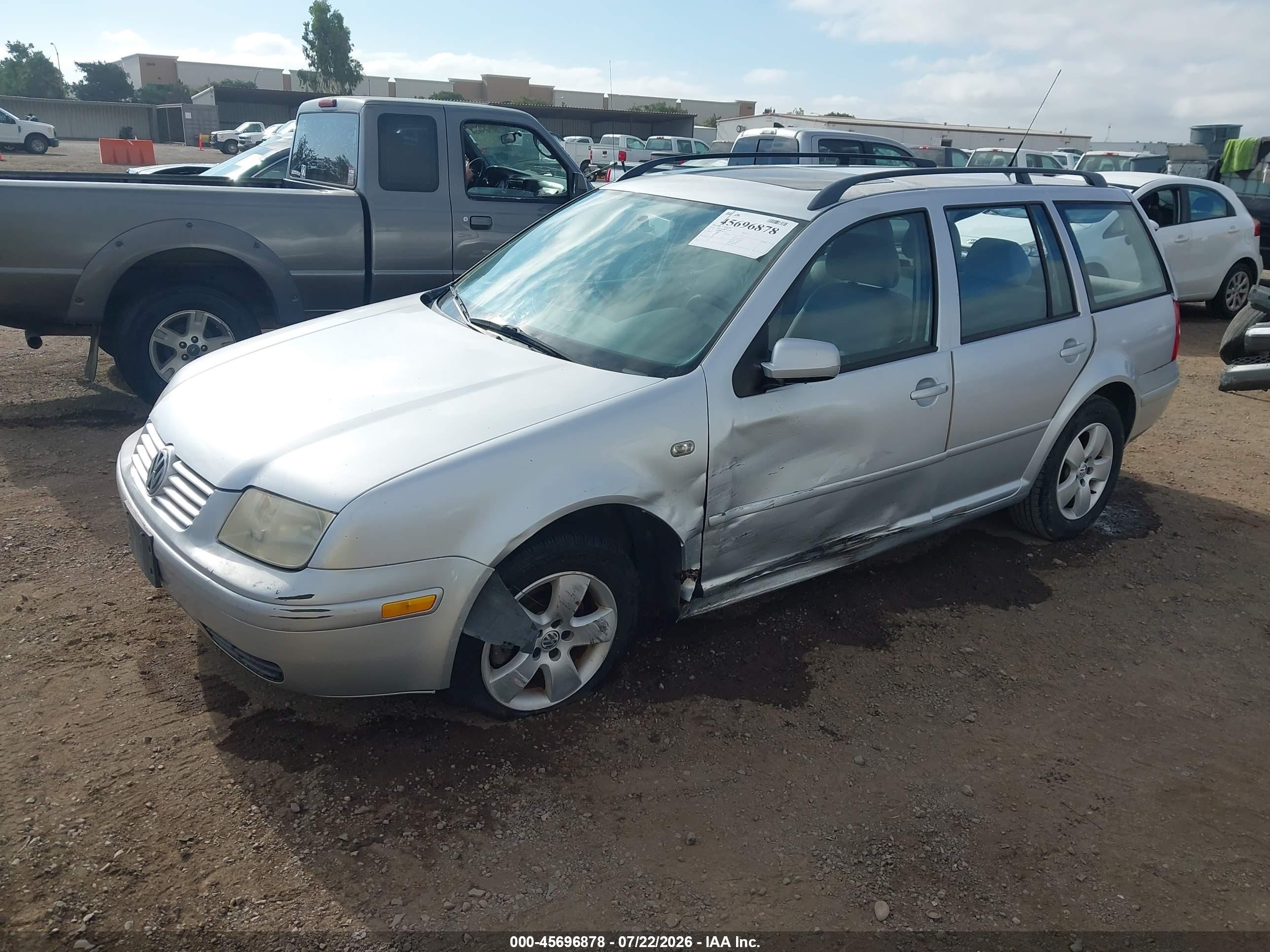 2004 Volkswagen Jetta Gls 2.0l Silver vin: WVWSL61J84W024110
