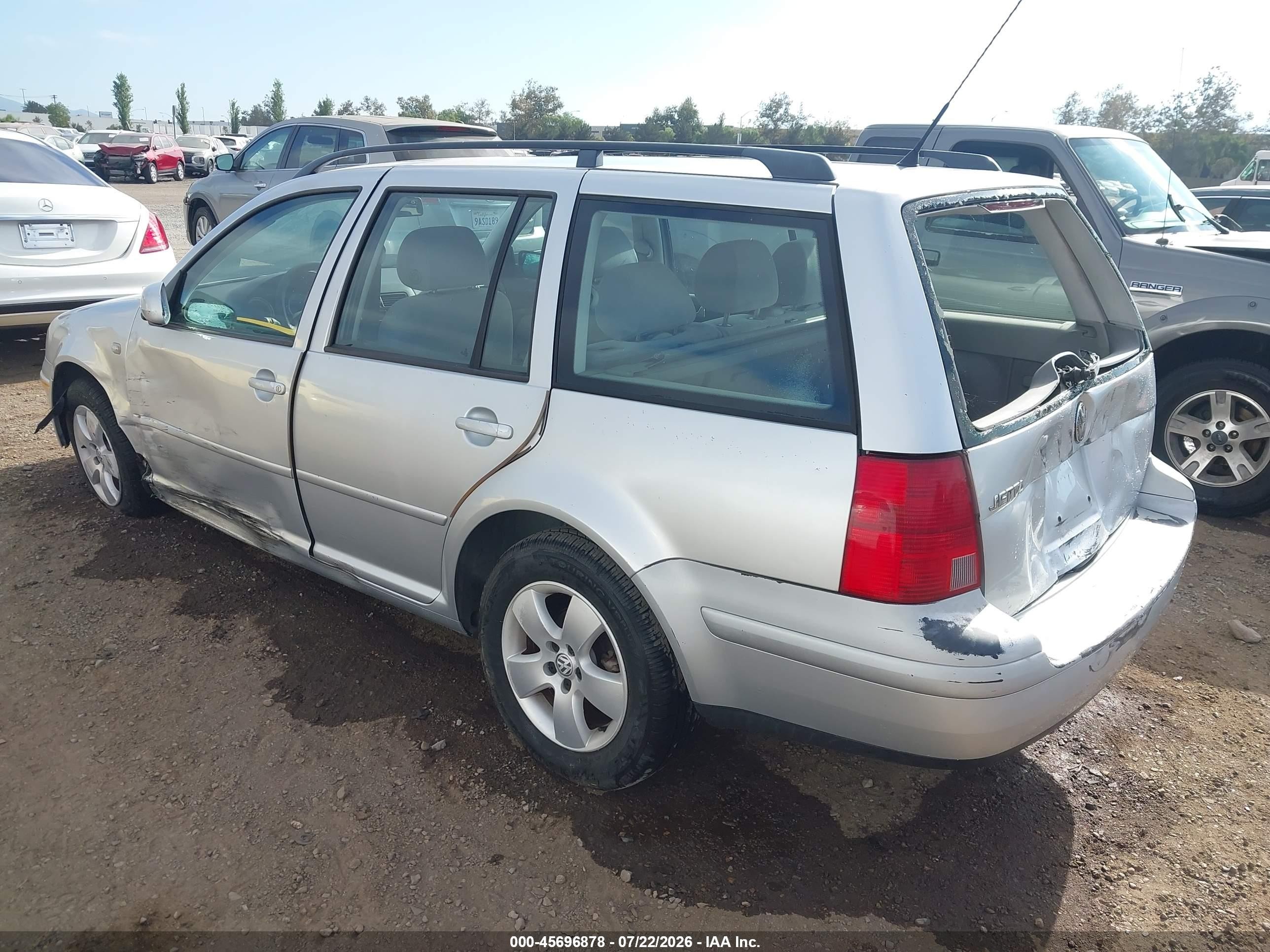 2004 Volkswagen Jetta Gls 2.0l Silver vin: WVWSL61J84W024110
