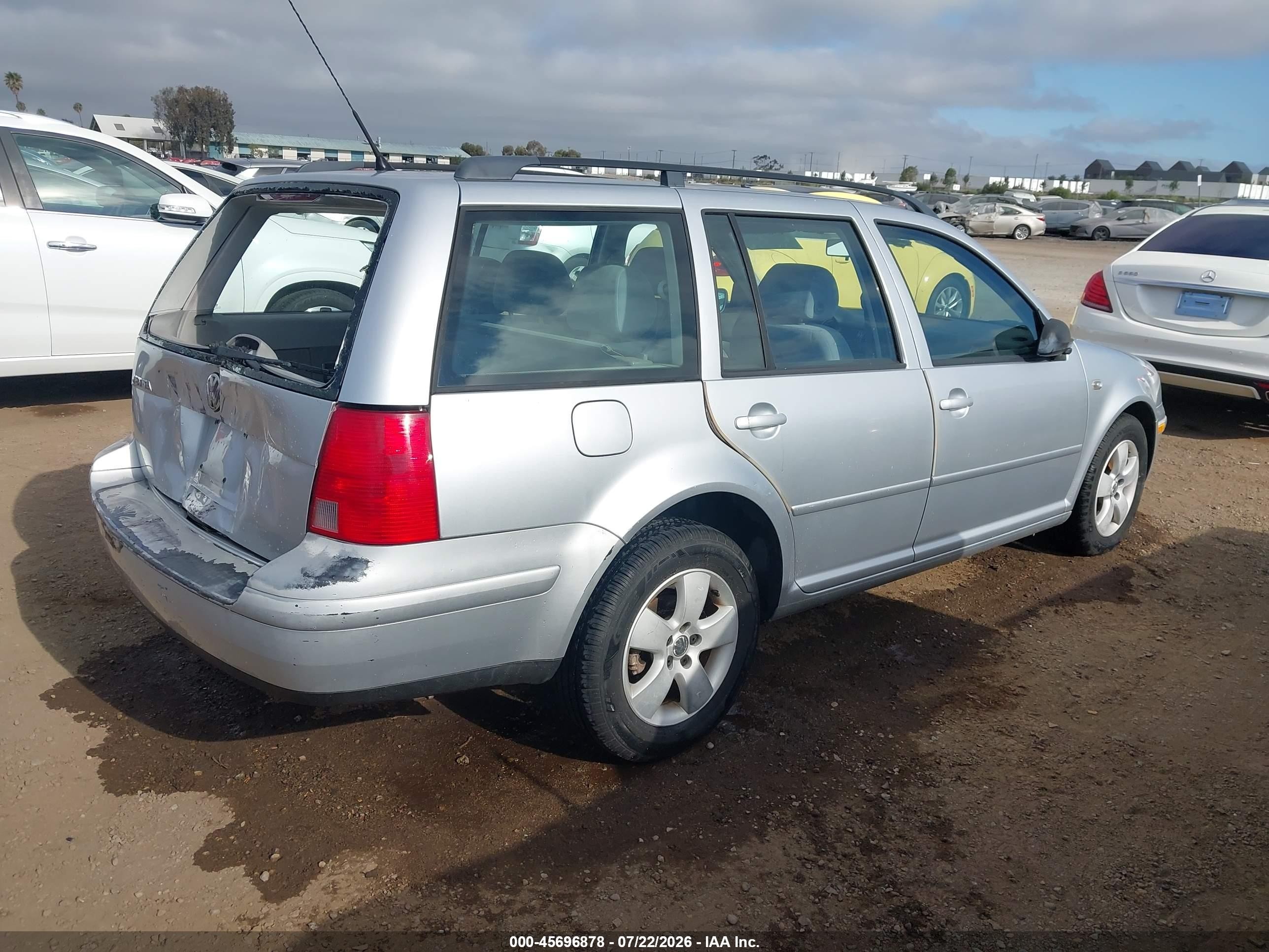 2004 Volkswagen Jetta Gls 2.0l Silver vin: WVWSL61J84W024110