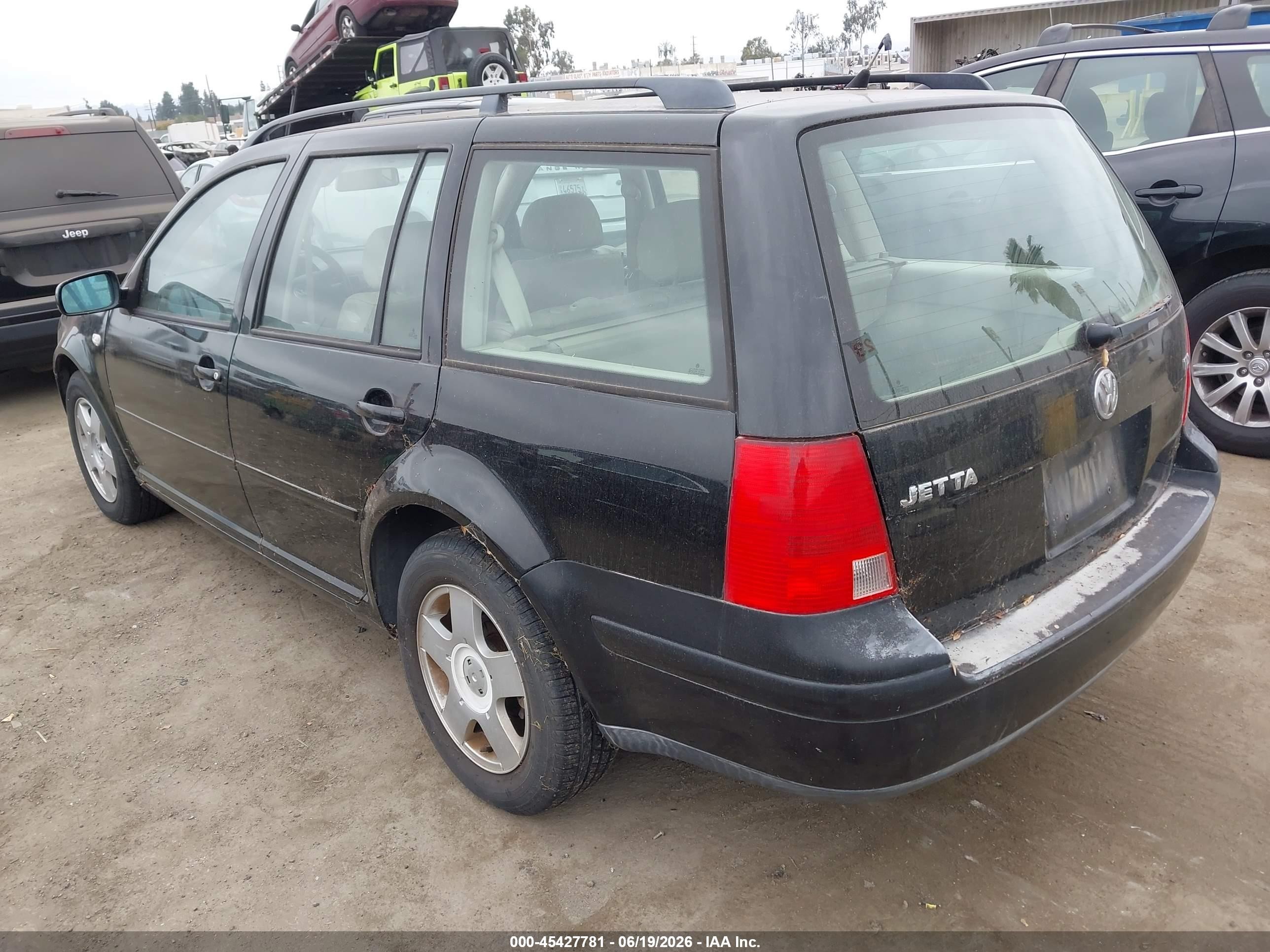2002 Volkswagen Jetta Gls Tdi Black vin: WVWSP61J32W289857