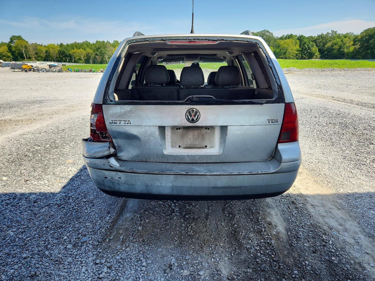 2003 Volkswagen Jetta Gls Tdi Silver vin: WVWSP61J33W493396