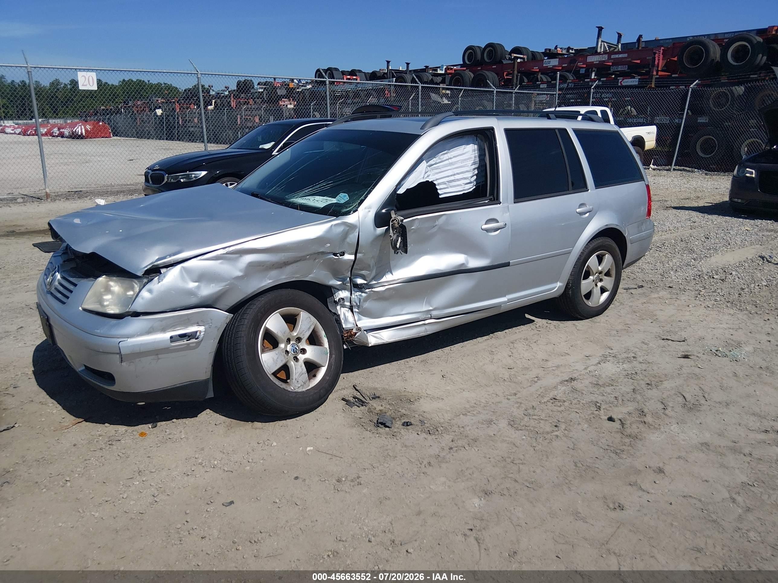 2003 Volkswagen Jetta Gls Tdi Silver vin: WVWSP61J83W563457