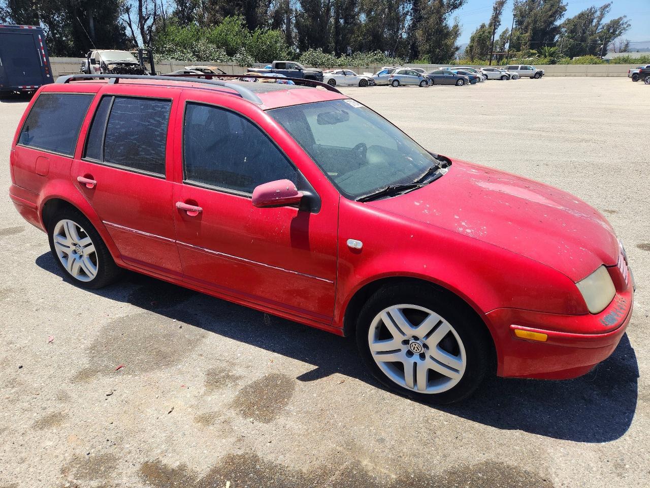 2003 Volkswagen Jetta Gls Premium Red vin: WVWTE61J03W470457