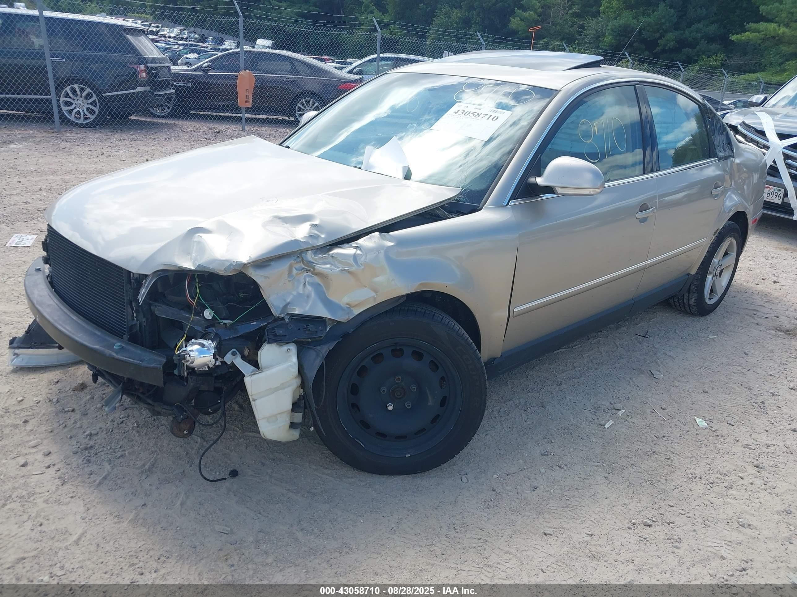 2004 Volkswagen Passat Glx Champagne vin: WVWTH63B04E173242