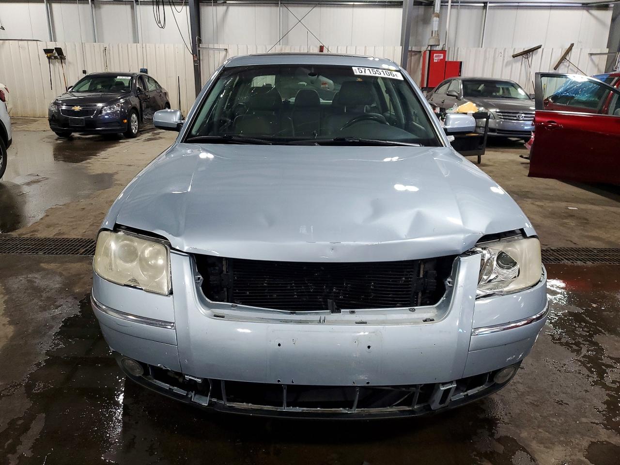 2002 Volkswagen Passat Glx 4motion Blue vin: WVWTH63B12P231571