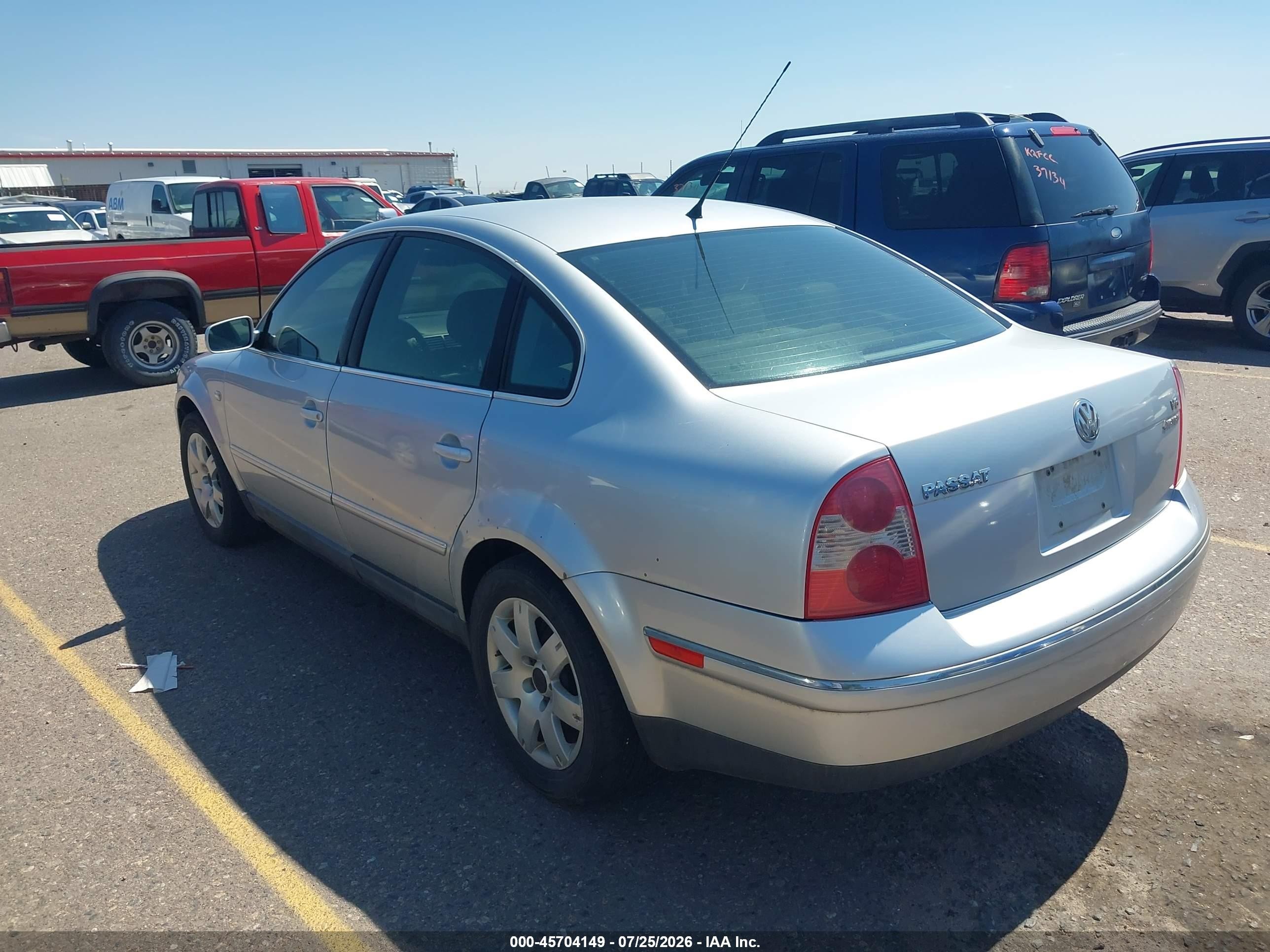 2003 Volkswagen Passat Glx Silver vin: WVWTH63B33P391226