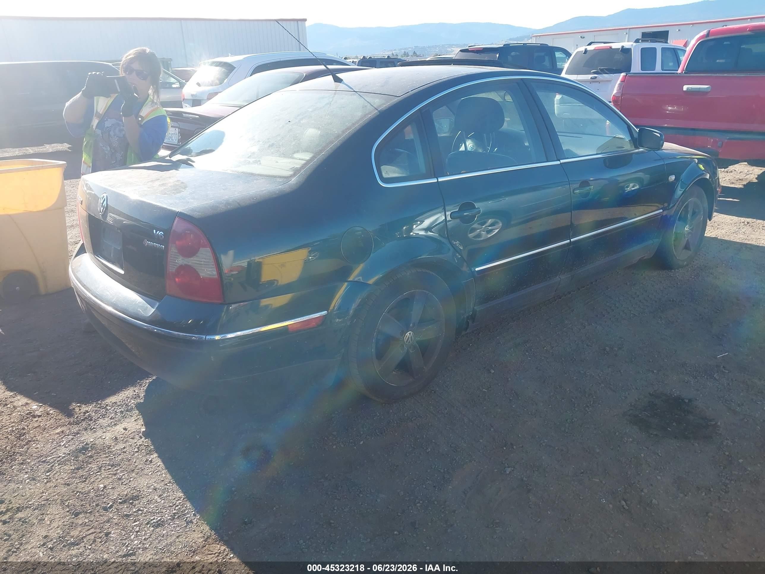 2001 Volkswagen Passat Glx Зеленый vin: WVWTH63B41E112231