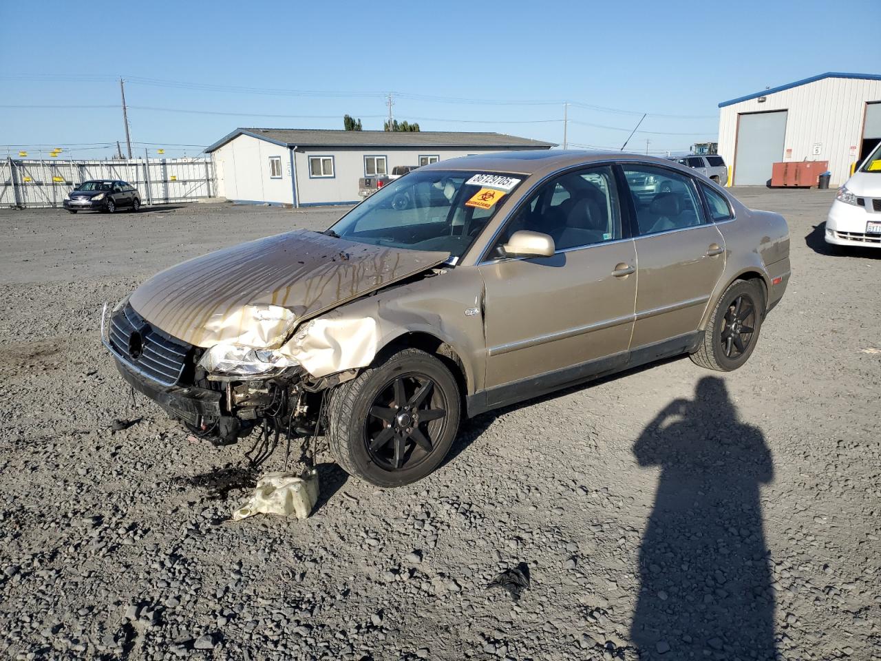 2001 Volkswagen Passat Glx 4motion Tan vin: WVWTH63B41E167410