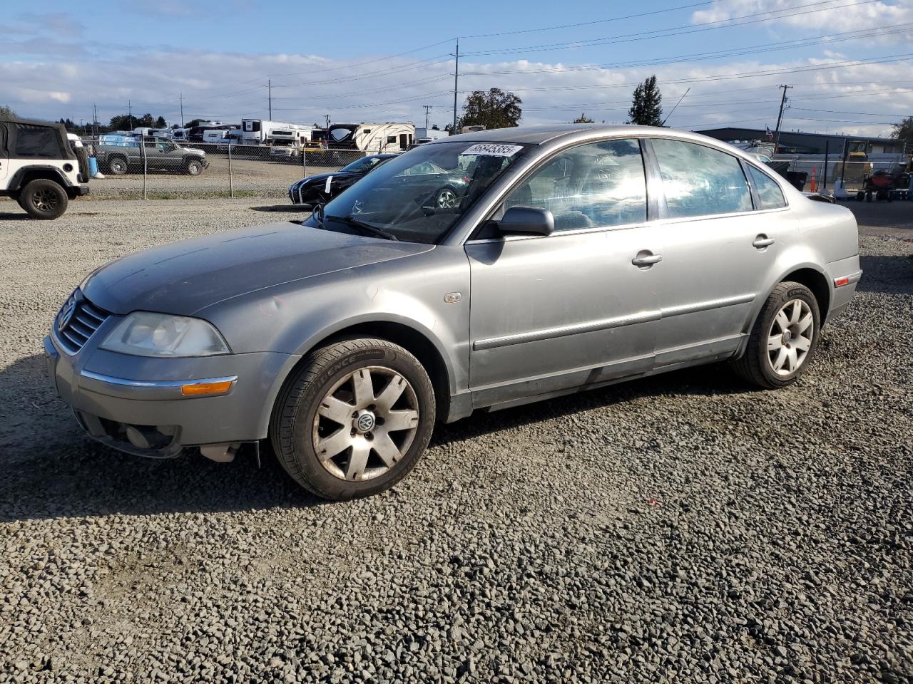 2002 Volkswagen Passat Glx 4motion Silver vin: WVWTH63B42P132520