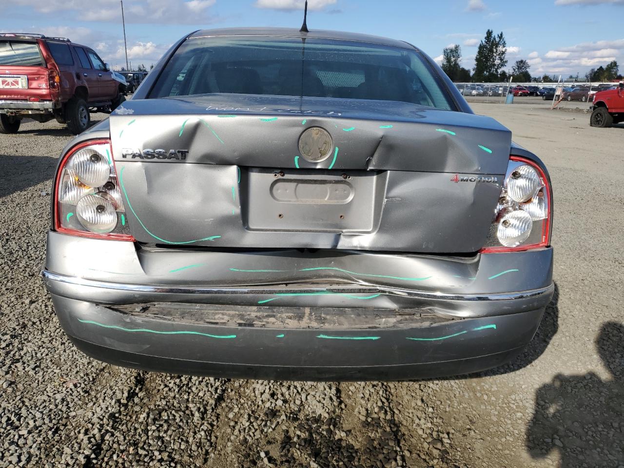 2002 Volkswagen Passat Glx 4motion Silver vin: WVWTH63B42P132520