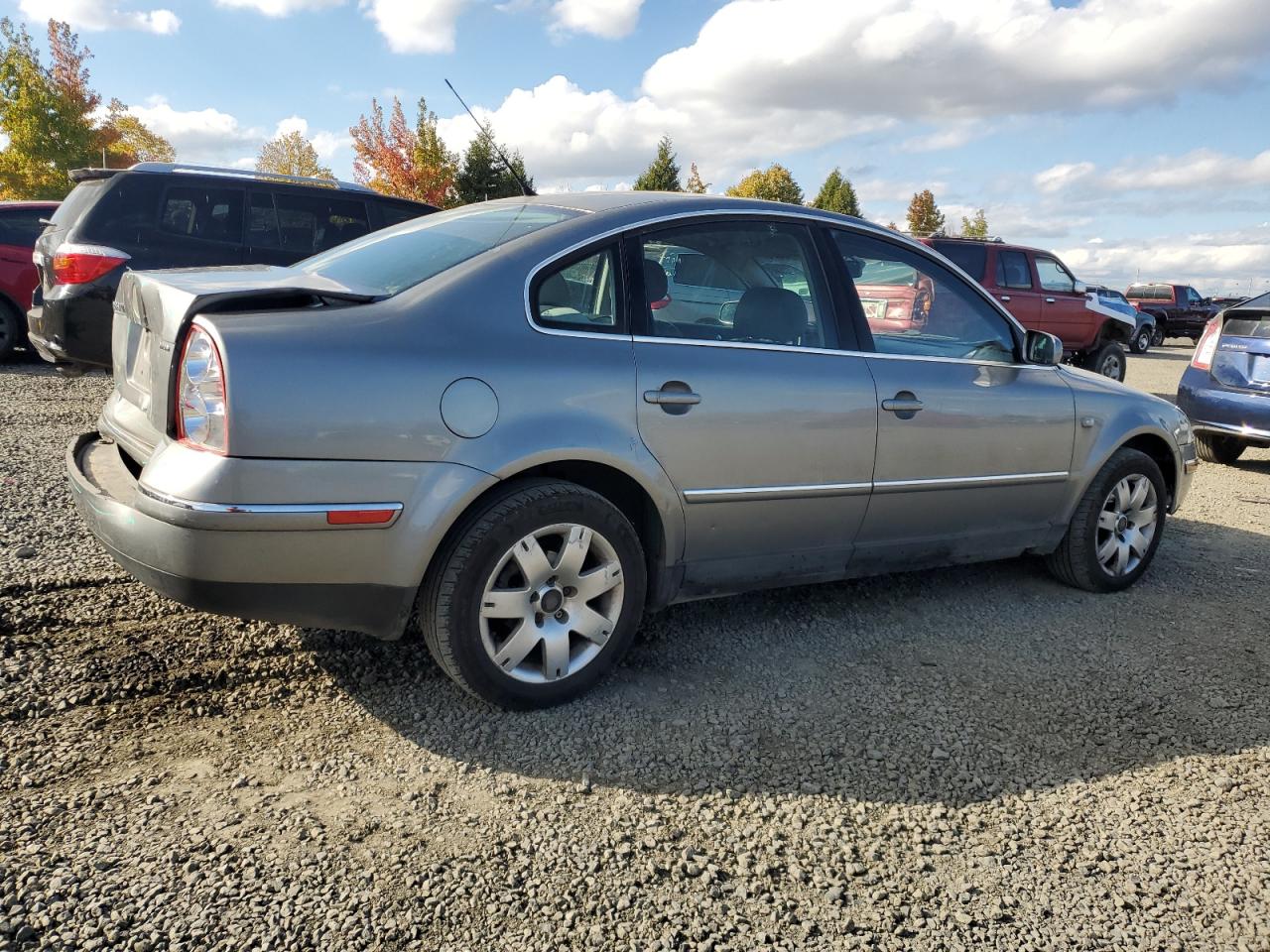 2002 Volkswagen Passat Glx 4motion Silver vin: WVWTH63B42P132520