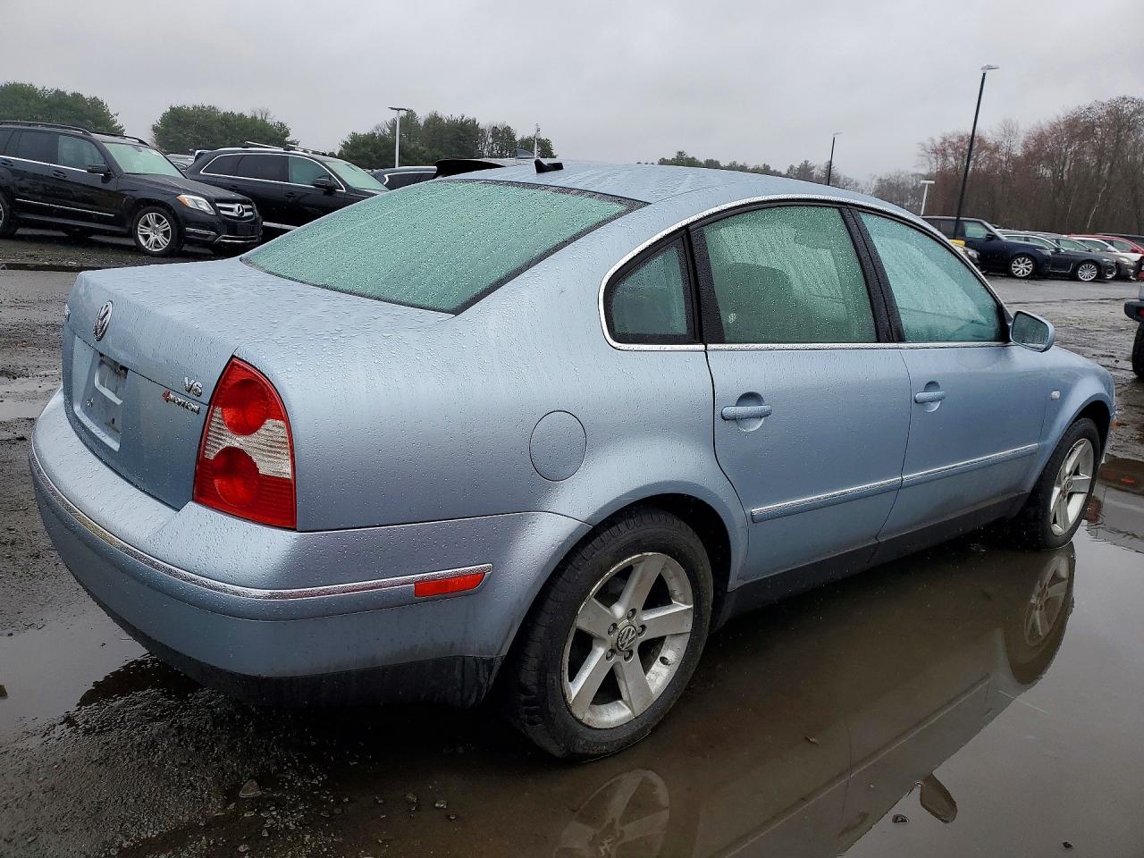 2004 Volkswagen Passat Glx 4motion Blue vin: WVWTH63B54P102994