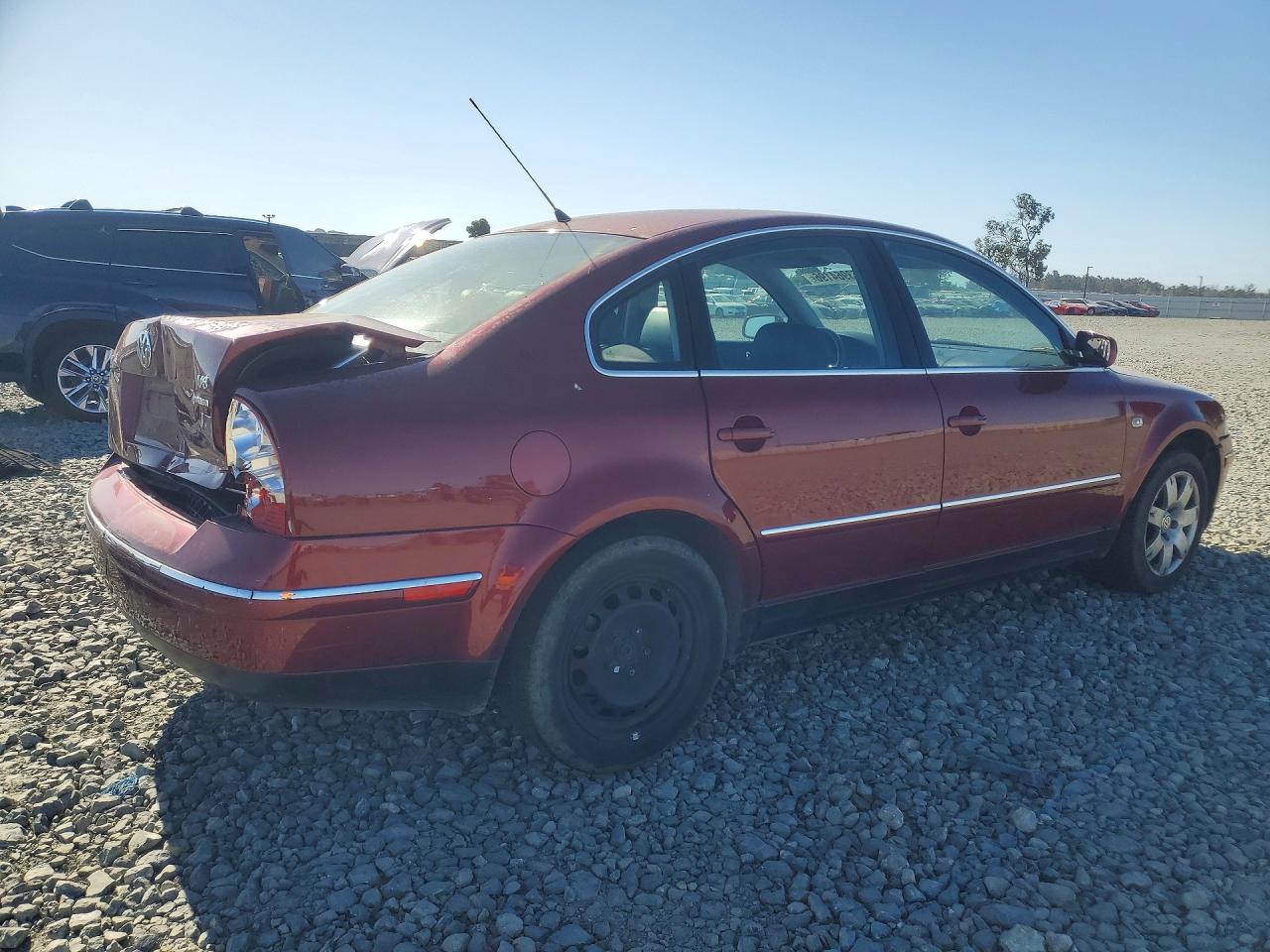 2001 Volkswagen Passat Glx 4motion Burgundy vin: WVWTH63B71P269417