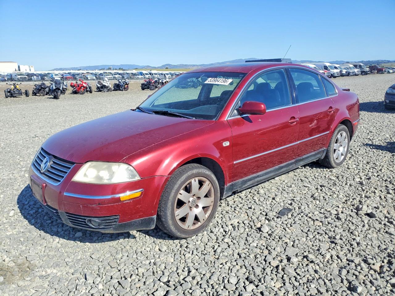 2001 Volkswagen Passat Glx 4motion Burgundy vin: WVWTH63B71P269417