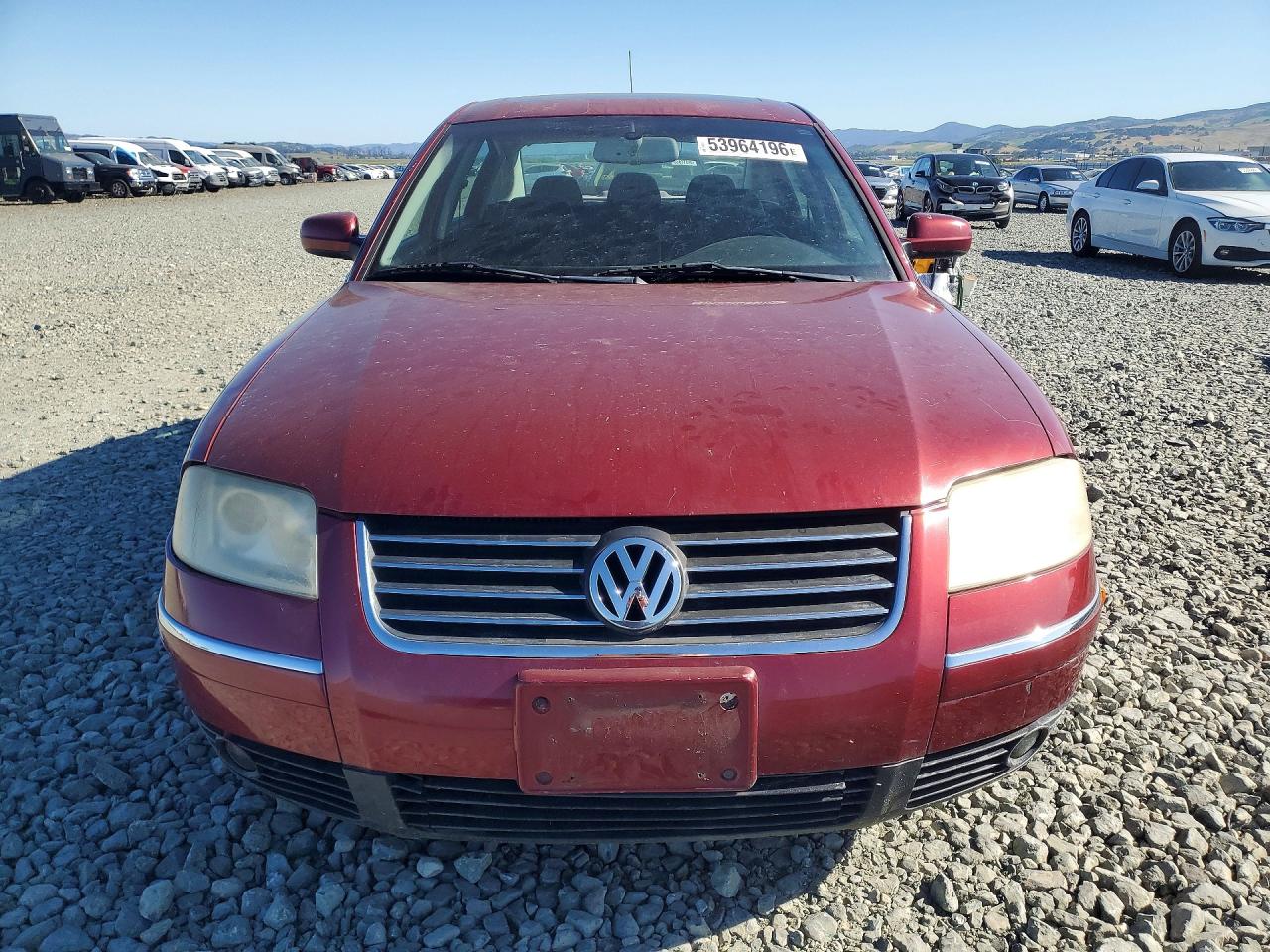2001 Volkswagen Passat Glx 4motion Burgundy vin: WVWTH63B71P269417