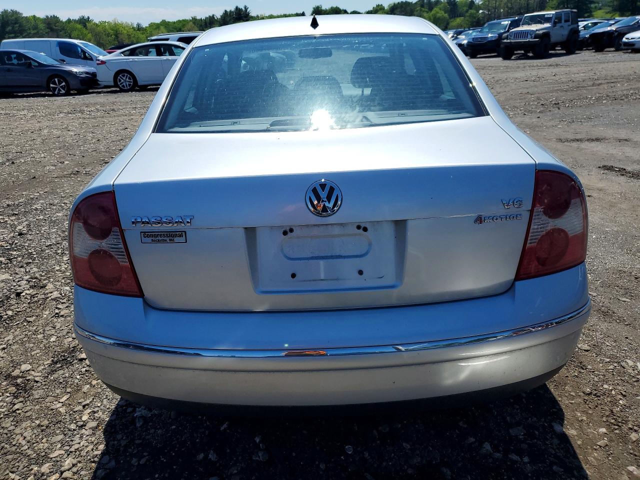 2002 Volkswagen Passat Glx 4motion Silver vin: WVWTH63B92P186413