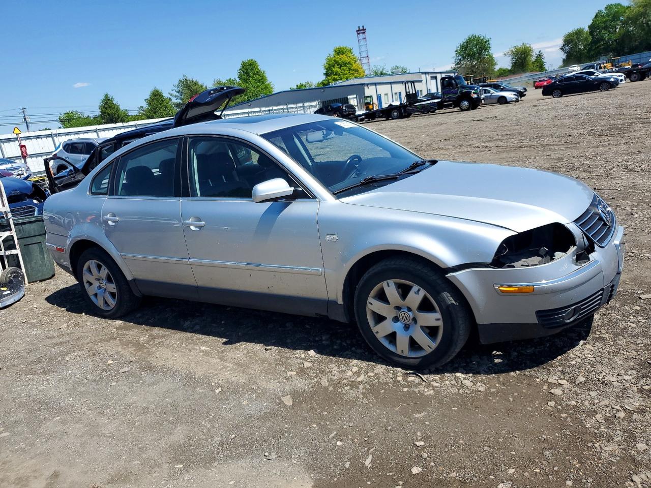 2002 Volkswagen Passat Glx 4motion Silver vin: WVWTH63B92P186413