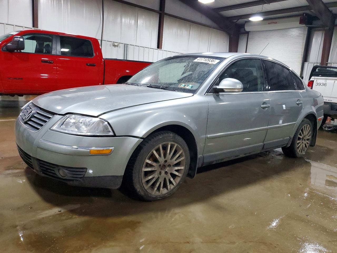 2004 Volkswagen Passat Glx 4motion Silver vin: WVWTH63B94P198158