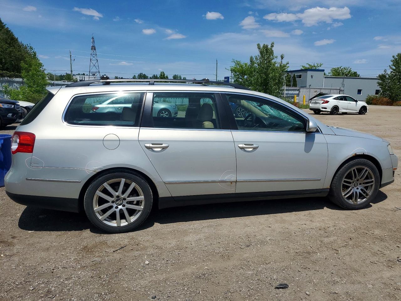2009 Volkswagen Passat Серебряный vin: WVWTK93C49E074166